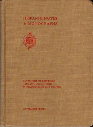 Bild des Verkufers fr Hispanic Notes and Monographs: Catalogue of Paintings (19th and 20th Centuries) Volume II zum Verkauf von Clausen Books, RMABA