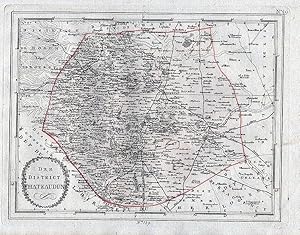 Image du vendeur pour Der District Chateaudun. Nro. 729" - Chateaudun Bonneval Brou Eure-et-Loire Karte gravure carte mis en vente par Antiquariat Steffen Vlkel GmbH