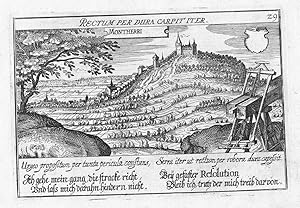 Imagen del vendedor de Montherri" - Montlhery / Palaiseau / Essone / Ile-de-France / gravure estampe a la venta por Antiquariat Steffen Vlkel GmbH