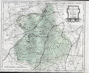 Image du vendeur pour Das Department der Flsse Eure und Loire. Nro. 723" - Chartres Dreux Chateaudun La Loupe Karte Reilly carte gravure map France mis en vente par Antiquariat Steffen Vlkel GmbH