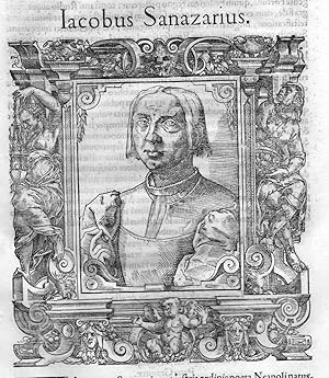 Bild des Verkufers fr Iacobus Sanazarius" - Jacopo Sannazaro (1458 - 1530) Italien Renaissance poet Dichter zum Verkauf von Antiquariat Steffen Vlkel GmbH