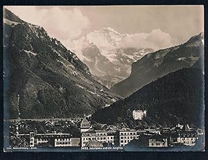 Interlaken Jungfrau Wehrli Original Foto photo vintage