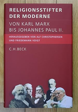 Bild des Verkufers fr Christophersen Religionsstifter der Moderne Karl Marx bis Johannes Paul II. zum Verkauf von Antiquariat Steffen Vlkel GmbH