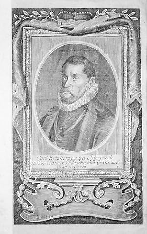 Karl II Innerösterreich Kupferstich Portrait engraving gravure