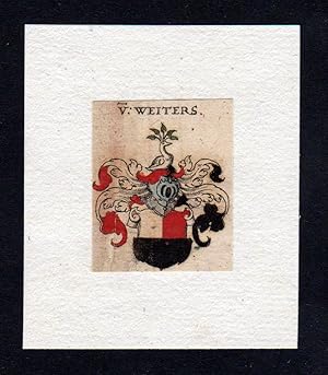 Bild des Verkufers fr h. Weiters Wappen coat of arms heraldry Heraldik zum Verkauf von Antiquariat Steffen Vlkel GmbH