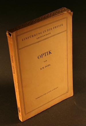 Imagen del vendedor de Einfhrung in die Optik. 565 Abbildungen im Text und 1 Farbtafel a la venta por Steven Wolfe Books
