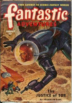 Seller image for FANTASTIC ADVENTURES: January, Jan. 1951 for sale by Books from the Crypt