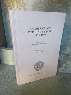 Seller image for Kmmereibuch der Stadt Reval. Erster Halbband Nr. 1191-1990. for sale by Antiquariat Maralt