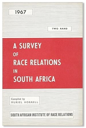 Seller image for A Survey of Race Relations in South Africa, 1967 for sale by Lorne Bair Rare Books, ABAA