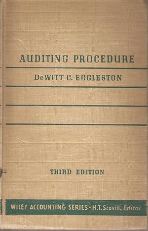 Image du vendeur pour Auditing Procedure mis en vente par Snookerybooks