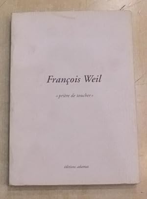 Seller image for Prire de toucher for sale by Librairie du Bassin