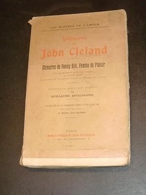 Image du vendeur pour L'oeuvre de John Cleland Mmoires de Fanny Hill, femme de plaisir mis en vente par Librairie du Bassin