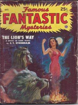 Seller image for FAMOUS FANTASTIC MYSTERIES: October, Oct. 1948 ("The Lion's Way"; "The Human Angle") for sale by Books from the Crypt