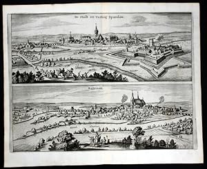 Bild des Verkufers fr Berlin / Spandau / Rathenow - De Stadt en Vesting Spandaw Rattenaw zum Verkauf von Antiquariat Steffen Vlkel GmbH