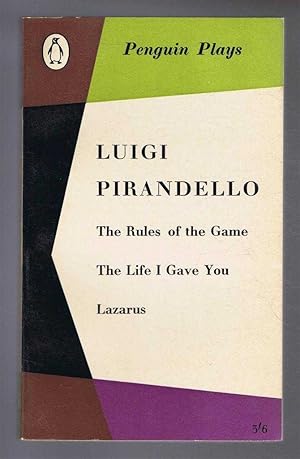 Immagine del venditore per Penguin Plays: The Rules of the Game; The Life I Gave You; Lazarus venduto da Bailgate Books Ltd