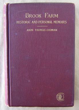 Image du vendeur pour Brook Farm: Historic and Personal Memoirs mis en vente par Book Happy Booksellers