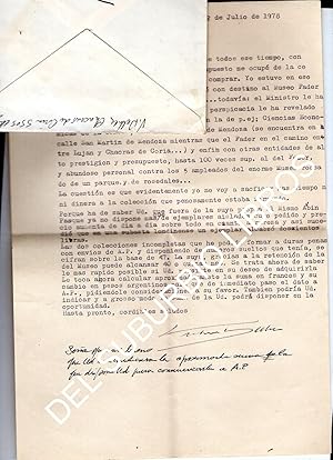 CARTA ORIGINAL DE VICTOR DELHEZ,