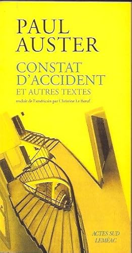 Constat d'accident et autres textes