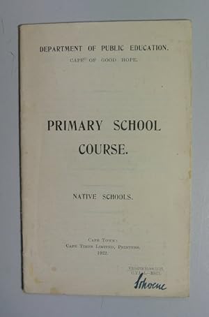 Seller image for Primary School Course. Native Schools. for sale by Antiquariat Bookfarm