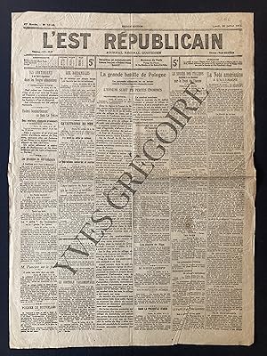 L'EST REPUBLICAIN-N°10146-LUNDI 26 JUILLET 1915