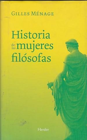 Seller image for Historia de las mujeres filsofas for sale by LIBRERA GULLIVER