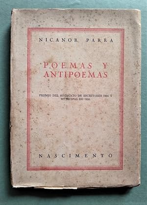 Imagen del vendedor de Poemas y Antipoemas. a la venta por Carmichael Alonso Libros