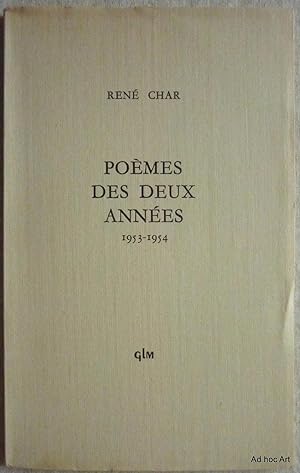 Poèmes des deux années 1953-1954