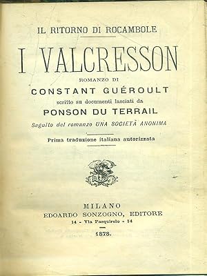 Imagen del vendedor de I Valcresson a la venta por Librodifaccia