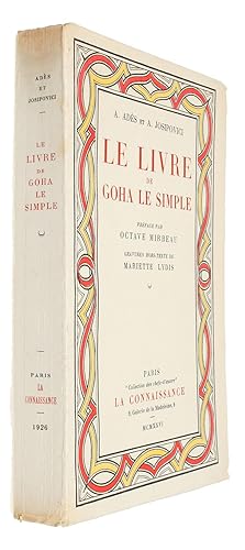 Le Livre de Gotha le Simple. Preface de Octave Mirbeau. Gravures hors-texte de Mariette Lydis. Pa...