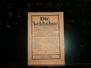 Bild des Verkufers fr Die Weltbhne - 86. Jg. - Heft 31 - 23. Juli 1991 zum Verkauf von Antiquariat im Kaiserviertel | Wimbauer Buchversand