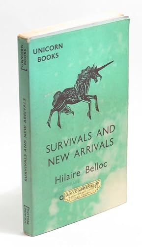 Bild des Verkufers fr Survivals and New Arrivals zum Verkauf von Renaissance Books, ANZAAB / ILAB