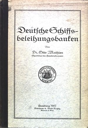 Bild des Verkufers fr Deutsche Schiffsbeleihungsbanken; zum Verkauf von books4less (Versandantiquariat Petra Gros GmbH & Co. KG)