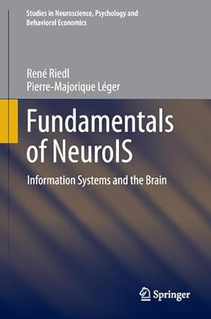 Imagen del vendedor de Fundamentals of NeuroIS a la venta por BuchWeltWeit Ludwig Meier e.K.