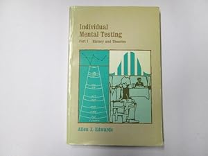 Seller image for Individual Mental Testing: History and Theories for sale by Goldstone Rare Books