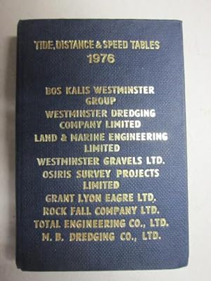 Image du vendeur pour Tide, Distance and Speed Tables 1976 mis en vente par Goldstone Rare Books