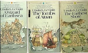 Immagine del venditore per The Earthsea Trilogy - A Wizard of Earthsea, The Tombs of Atuan, The Farthest Shore (3 Volume Set) venduto da Sabra Books