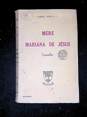 Imagen del vendedor de Mre Mariana de Jsus - Carmlite a la venta por LibrairieLaLettre2