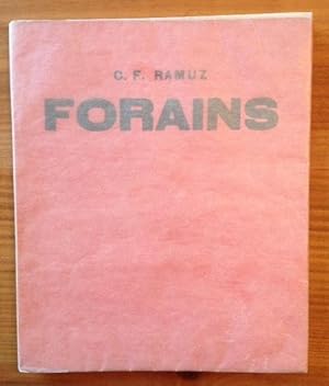 Seller image for Forains. Avec cinq Lithographies originales par Ren Auberjonois for sale by ABC - Eric Girod