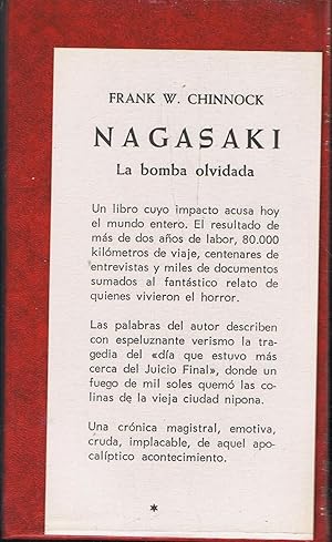 Seller image for NAGASAKI. La Bomba Olvidada for sale by Librera Torren de Rueda