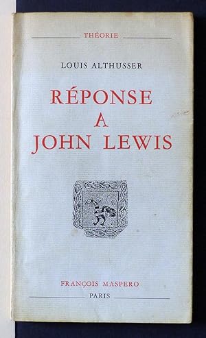 Réponse a John Lewis