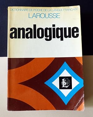 Dictionnaire de poche de la langue française. Analogique