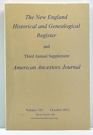 Image du vendeur pour The New England Historical and Genealogical Register, Volume 165, Whole Number 660 (October 2011) mis en vente par Cat's Cradle Books