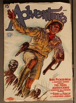 Seller image for ADVENTURE -- ( Pulp magazine. May/ 1937) with The Fort of Folly By H. Bedford-Jone; for sale by Comic World
