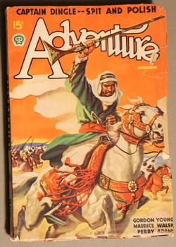 Bild des Verkufers fr ADVENTURE -- ( Pulp magazine. December/ 1937) zum Verkauf von Comic World