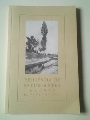 Seller image for Residencia de Estudiantes. Madrid 1916-1917 (Edicin facsmil de la original de 1916) for sale by MAUTALOS LIBRERA