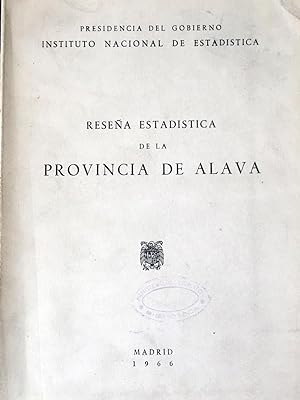 Reseña Estadística de la Provincia de Álava.