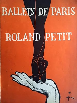 Ballets de Paris de Roland Petit. 1953. Théatre de L'Empire. Programa ilustrado