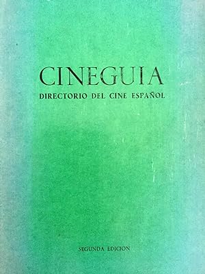 Imagen del vendedor de CINEGUA. Directorio del cine espaol. 1961. 2 ed. a la venta por Il Tuffatore