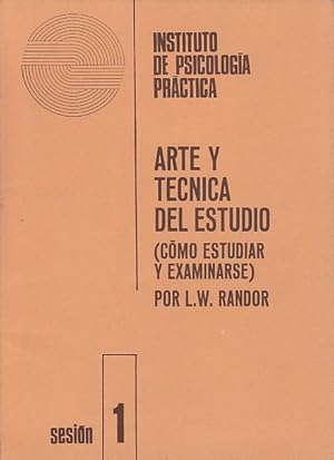 Imagen del vendedor de ARTE Y TCNICA DEL ESTUDIO (Cmo estudiar y examinarse) a la venta por Librera Vobiscum