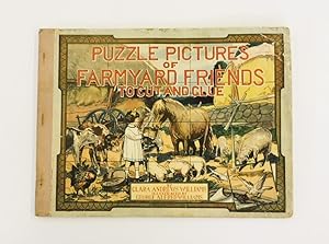 Puzzle Pictures of Farmyard Friends To Cut And Glue